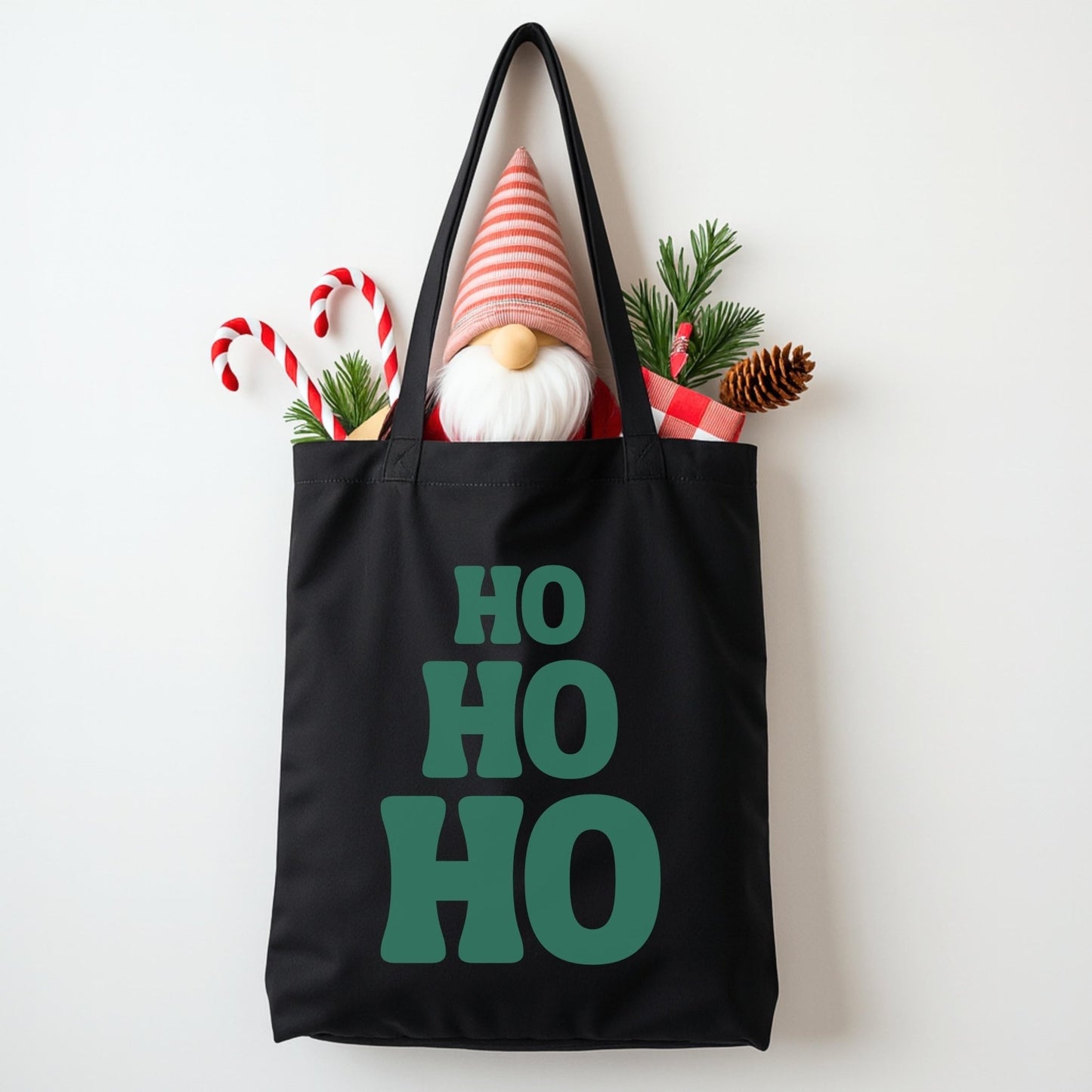 Weihnachts Tasche aus Baumwolle Tragetasche als Mitarbeitergeschenk Nachhaltige Geschenkverpackung Stoffbeutel Weihnachten