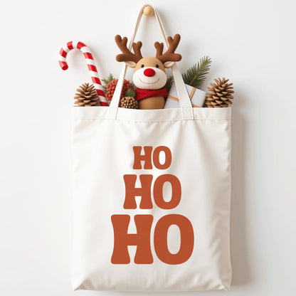 Weihnachts Tasche aus Baumwolle Tragetasche als Mitarbeitergeschenk Nachhaltige Geschenkverpackung Stoffbeutel Weihnachten