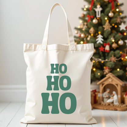 Weihnachts Tasche aus Baumwolle Tragetasche als Mitarbeitergeschenk Nachhaltige Geschenkverpackung Stoffbeutel Weihnachten