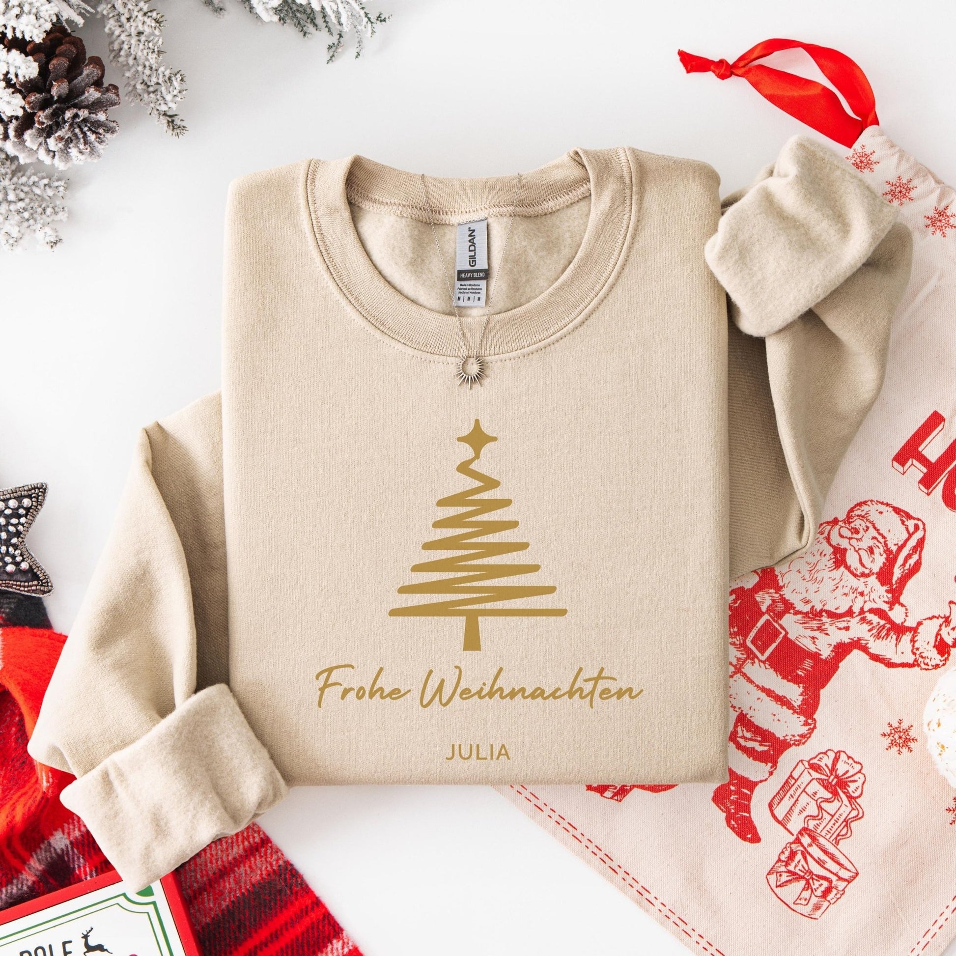 Weihnachtspullover für sie, Frohe Weihnachten, Weihnachtsoutfits, Pullover Weihnachten Minimalistisch, Weihnachtsgeschenk