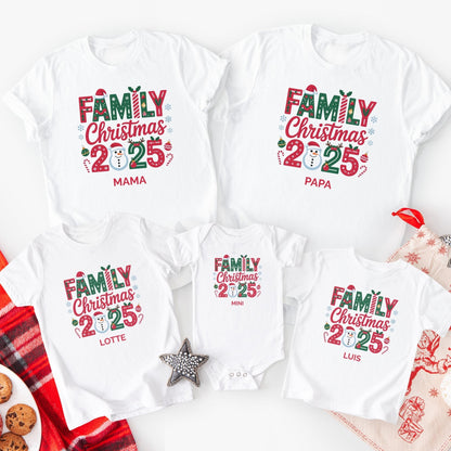 Personalisierte Weihnachtspullover für die ganze Familie