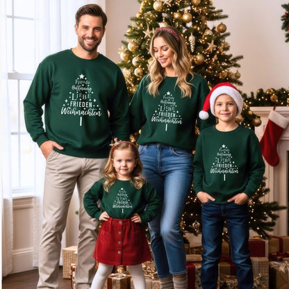 Weihnachtspullover für die Familie, Geschwister Weihnachts - Outfit und Partnerlook Geschenk zu Weihnachten