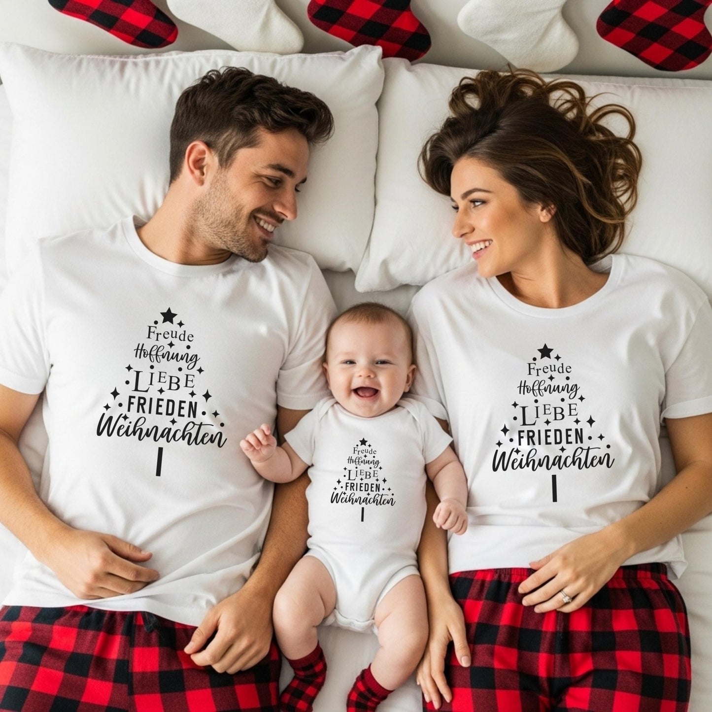 Weihnachtspullover für die Familie, Geschwister Weihnachts - Outfit und Partnerlook Geschenk zu Weihnachten
