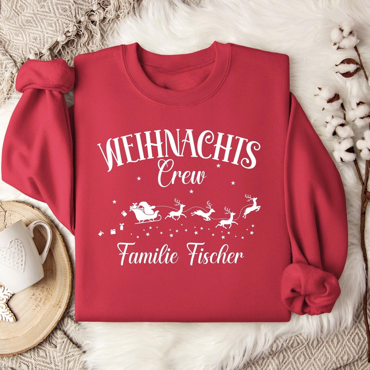 Weihnachtspullover für die Familie, Geschwister Weihnachts - Outfit und Partnerlook Personalisiert