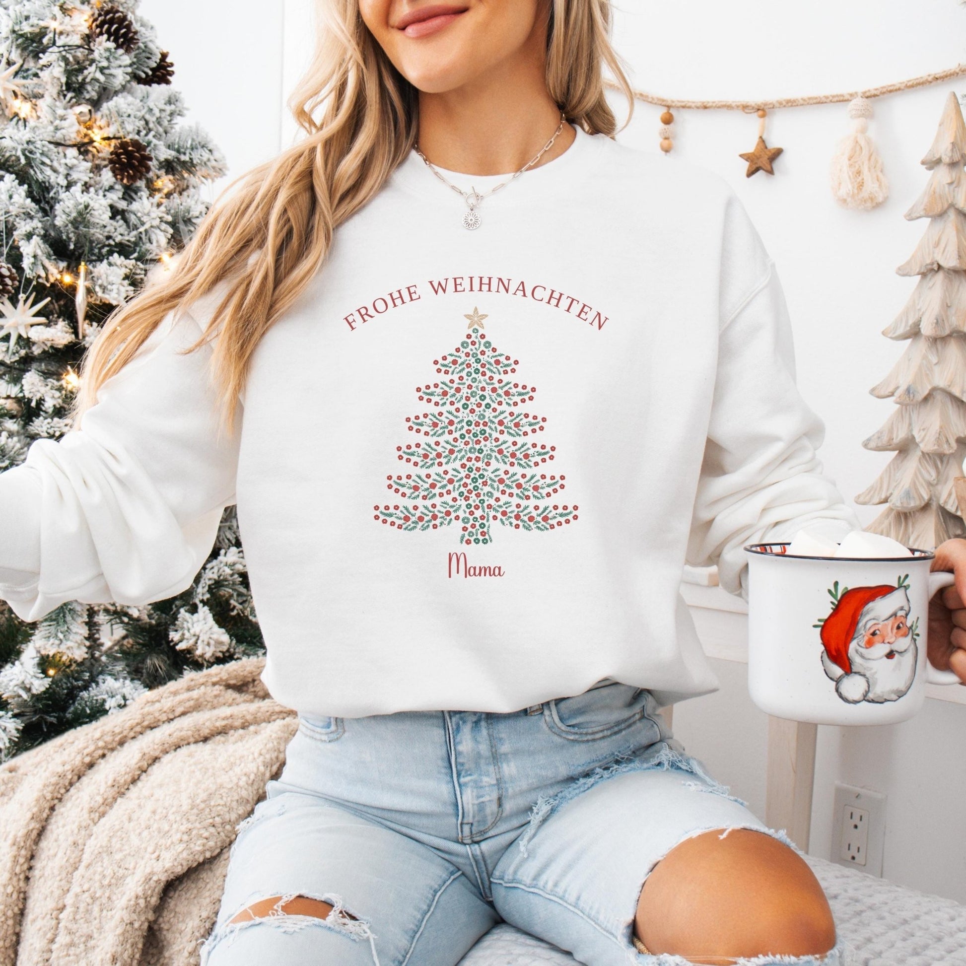 Weihnachtspullover für die Familie, Geschwister Weihnachts - Outfit und Partnerlook Personalisiert