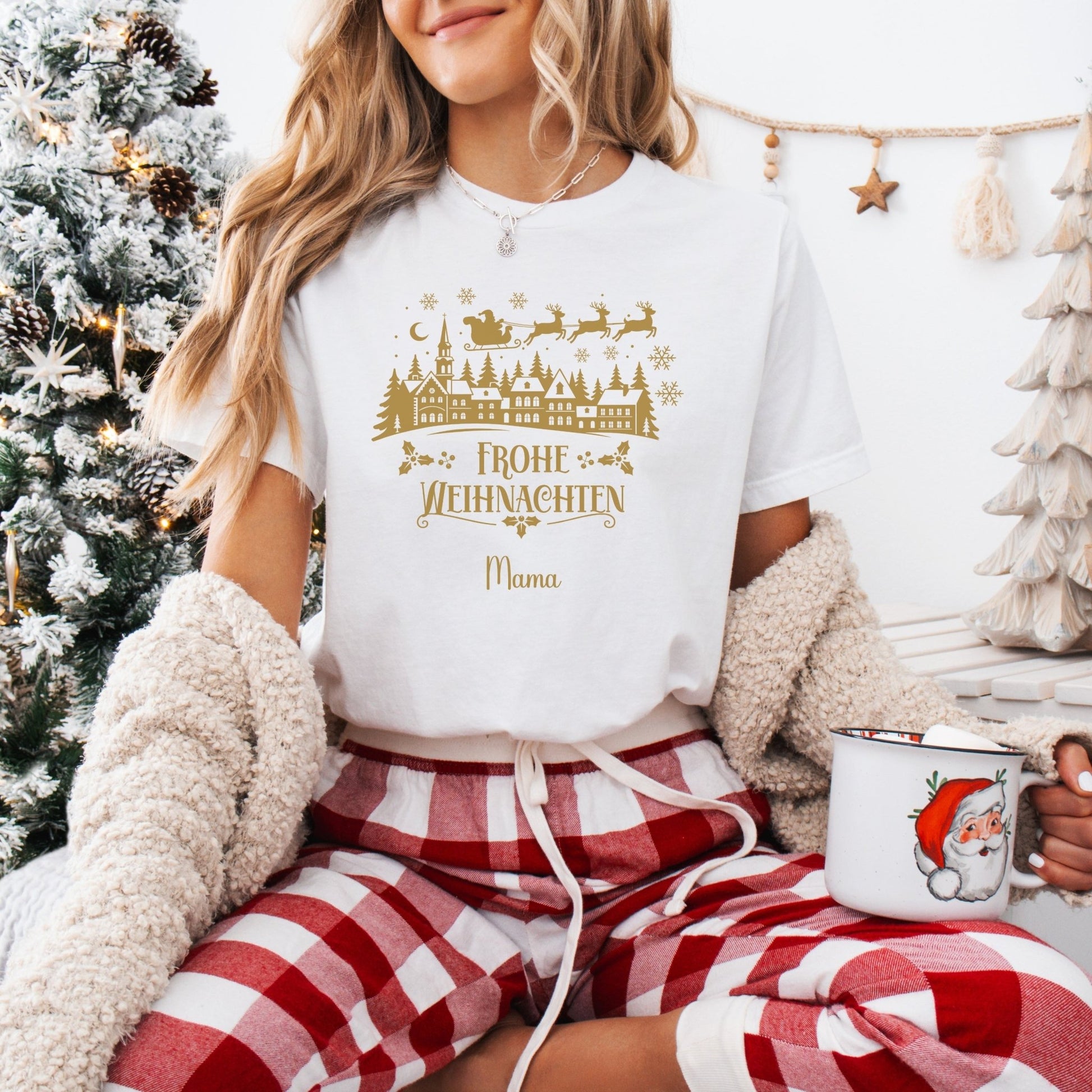 Weihnachtspullover für die Familie Personalisiert, Weihnachtsoutfits für Geschwister, Mama, Papa, Mini, Baby