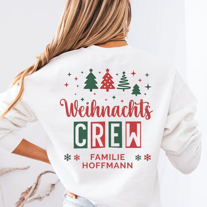 Partnerlook-Pullover für Weihnachten mit Namen