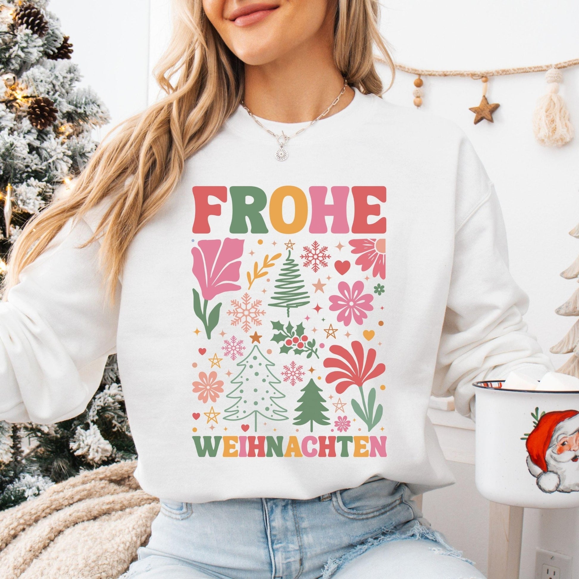 Familien Set Weihnachtspullover mit Personalisierung