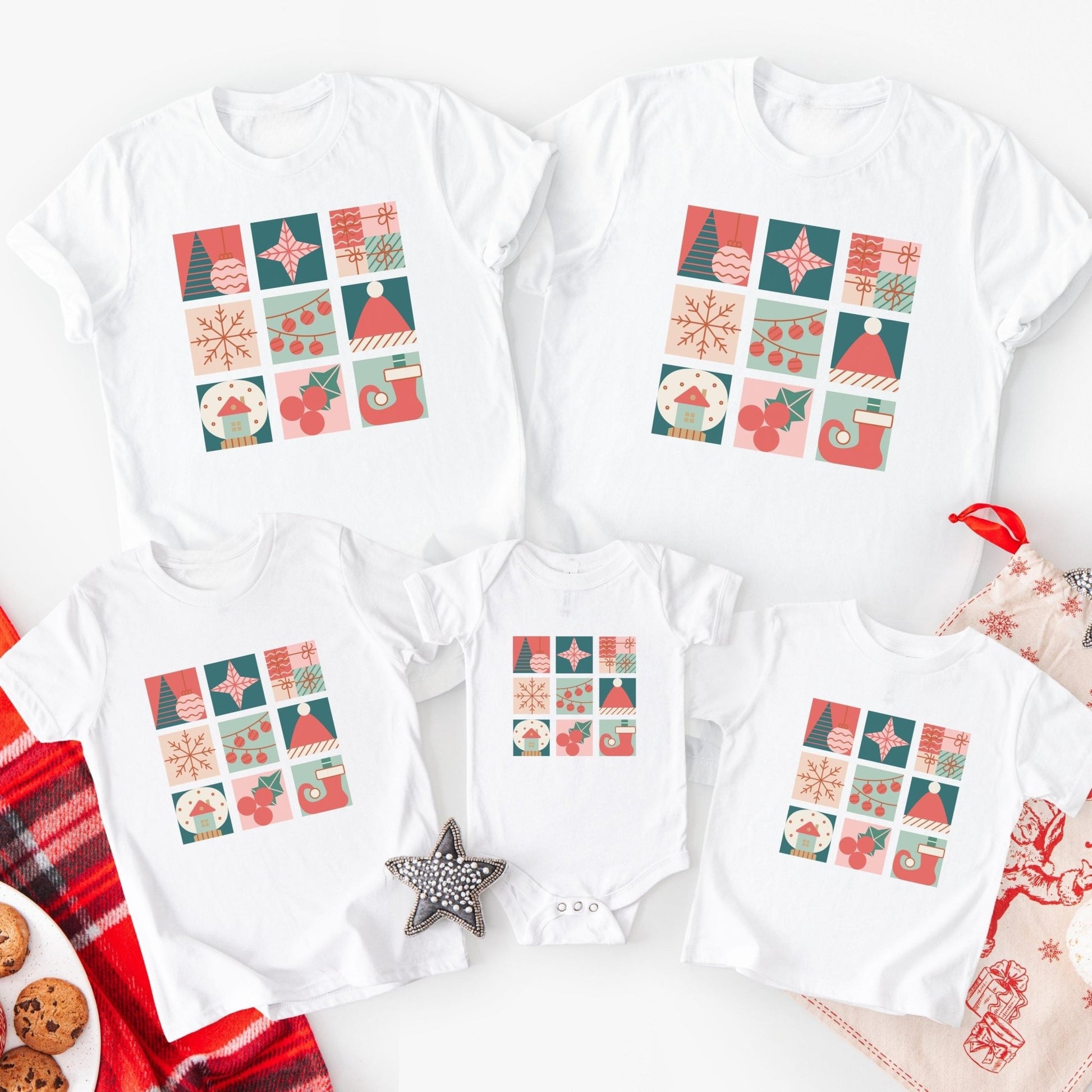 Weihnachtspullover für die Familie, Weihnachtsoutfits für Geschwister, Mama, Papa, Mini, Baby Weihnachten Partnerlook und Familienoutfit