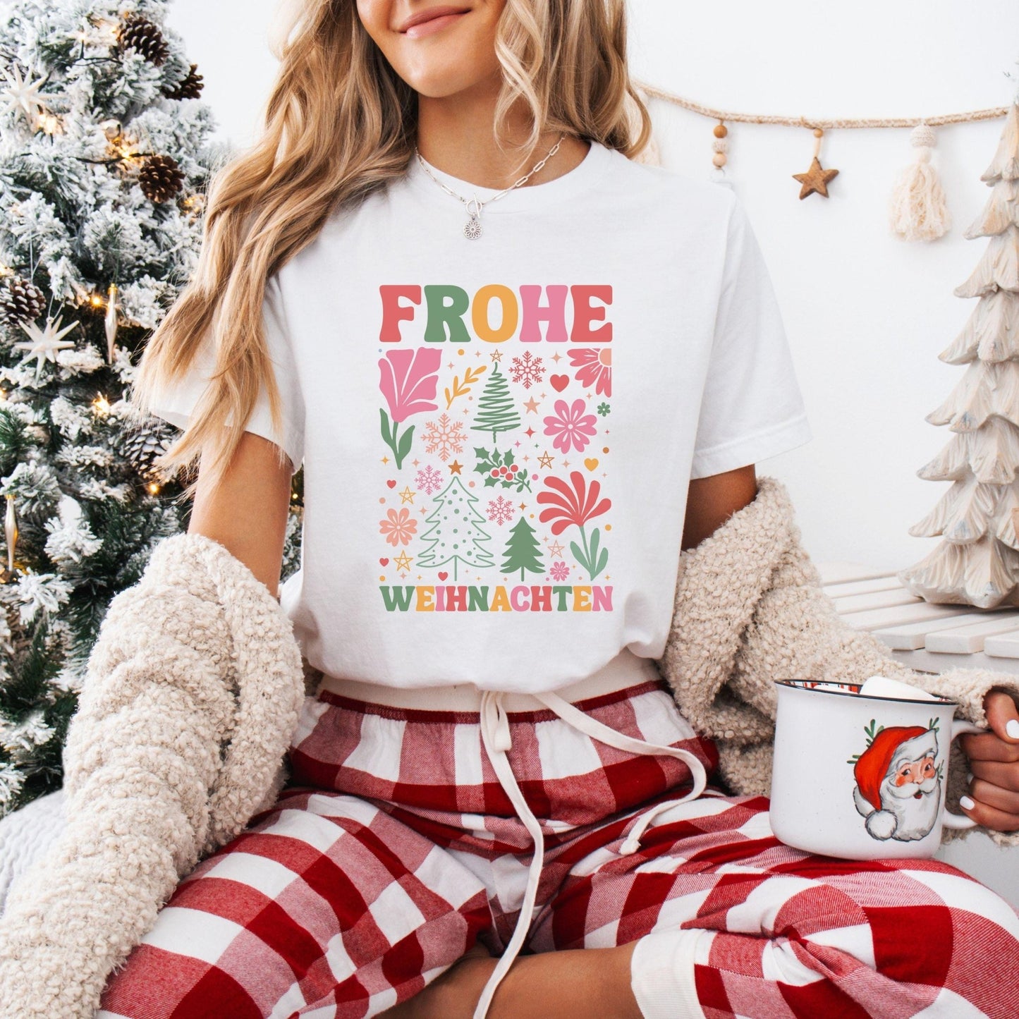 Familien Set Weihnachtspullover mit Personalisierung