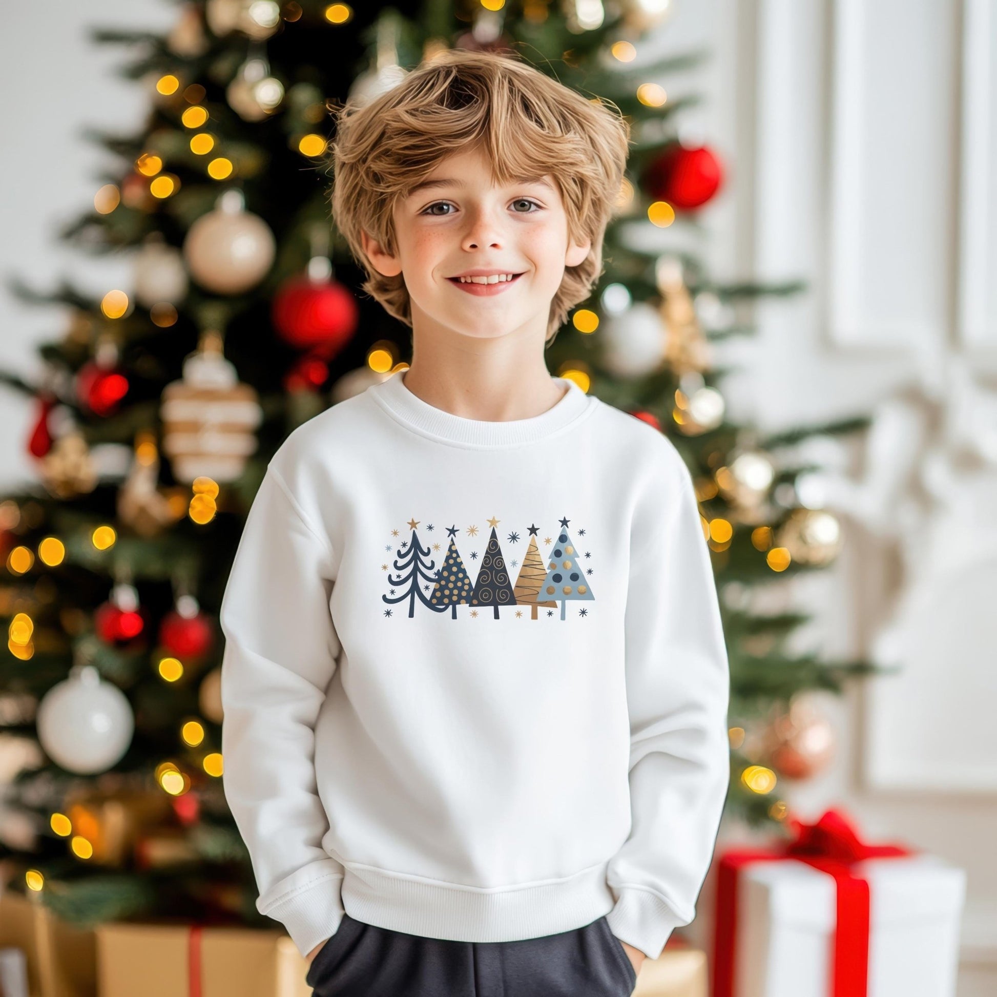 Matching Weihnachtspullover für die Familie Personalisiert