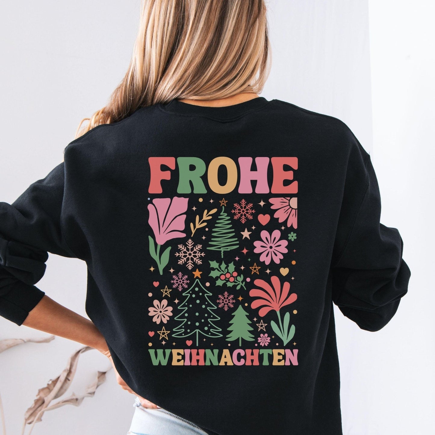 Familien Set Weihnachtspullover mit Personalisierung