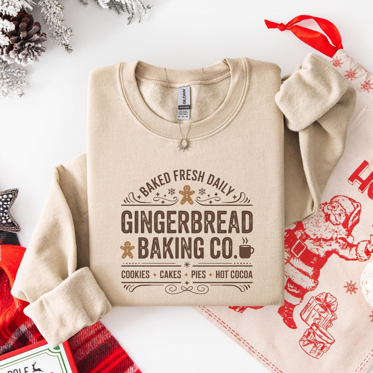 Weihnachtspullover Lebkuchen, Lebkuchen Pullover zu Weihnachten