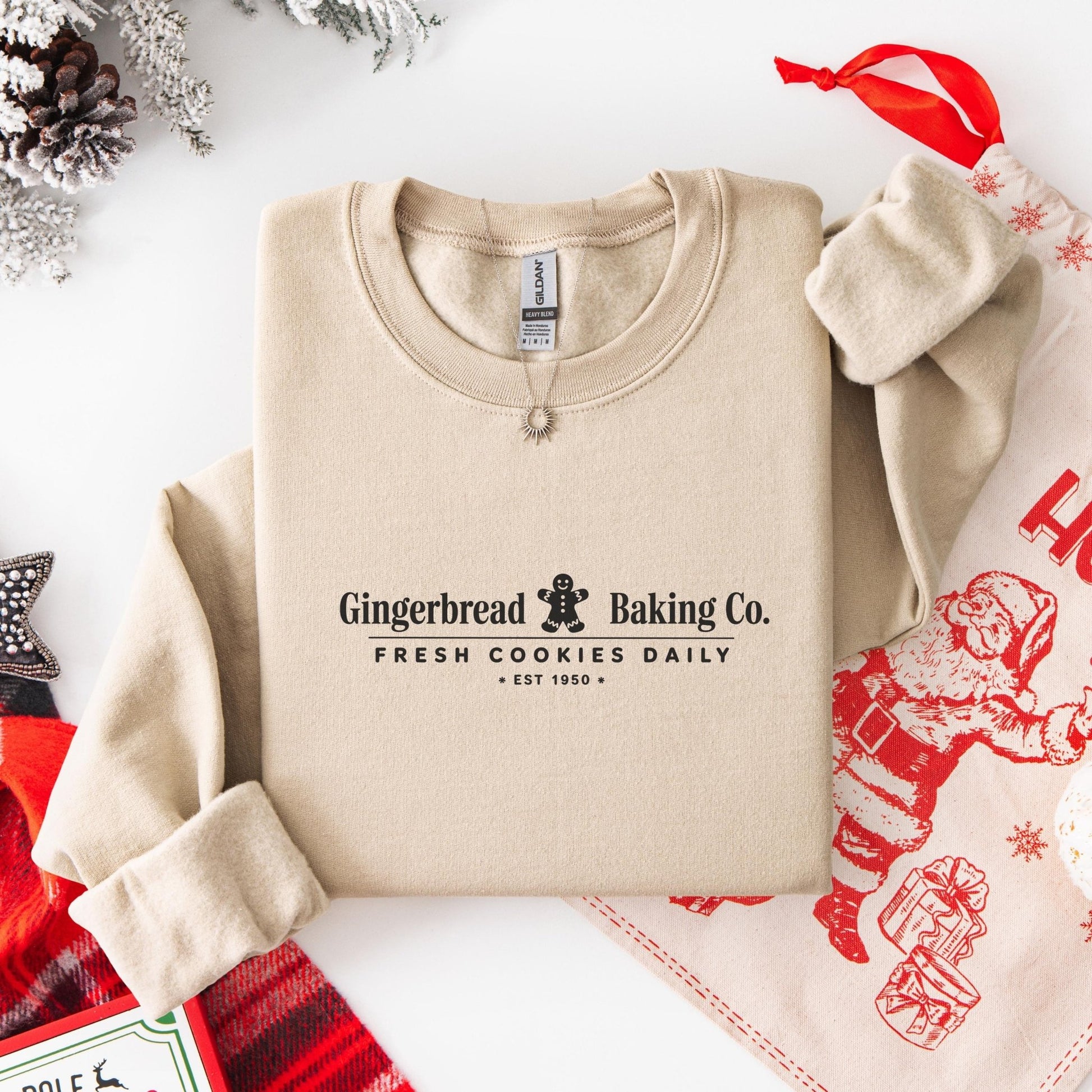 Pullover Weihnachten mit Plätzchen und Lebkuchen - Mamas & Minis
