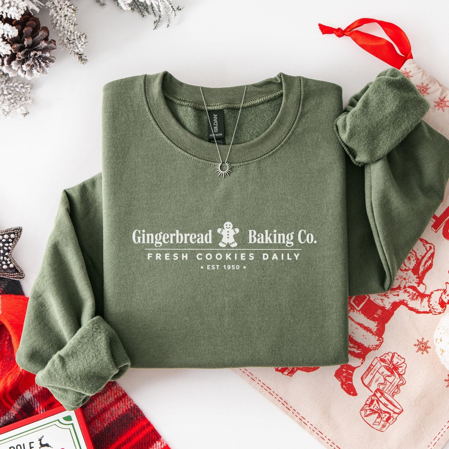 Pullover Weihnachten mit Plätzchen und Lebkuchen - Mamas & Minis