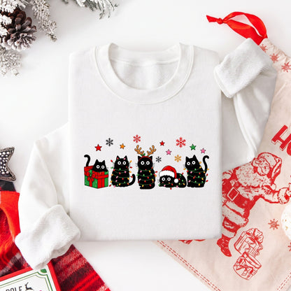 Weihnachtspullover mit Katzen Motiv für Katzenliebhaber - Mamas & Minis