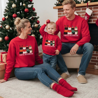 Weihnachtspullover mit Katzen Motiv, Weihnachtsgeschenk für Katzenliebhaber - Mamas & Minis