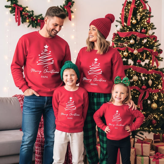 Weihnachtspullover Personalisiert im Partnerlook - Mamas & Minis